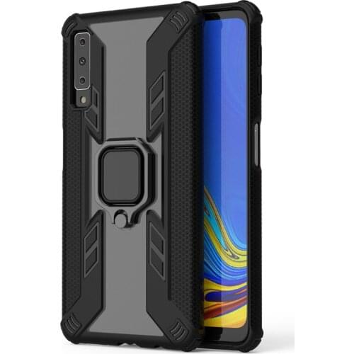 NEW Armor Holder Case for Samsung Galaxy A50 A30 M10 M20 M30 A7 A9 2018 Case Shockproof Metal Ring Cover for Samsung A50 Funda