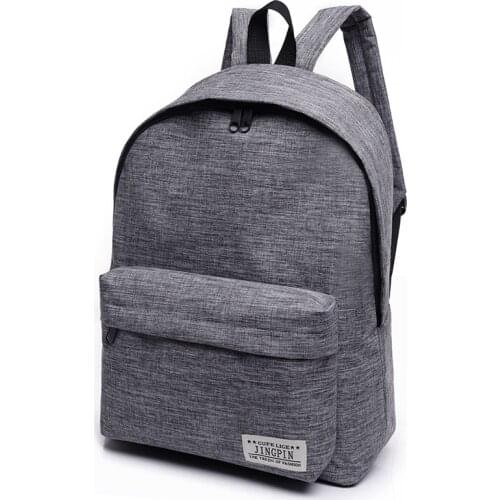 AUGUR Canvas Men Women Backpack College High Middle School Bags For Teenager Boy Girls Laptop Travel Backpacks Mochila Rucksacks