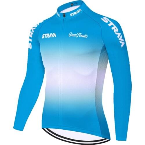 Strava Summer Spring Homme Bike Mallot Cycling Long Sleeve Camisa Masculina Tricota Hombre Jersey Ciclismo Maillot Ciclismo