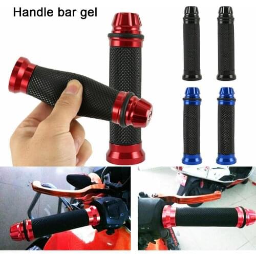 Universal Motorcycle 7/8" Handlebar Hand Grips Gel For Honda CBR1000RR CBR600RR CBR500R Suzuki Yamaha, Kawasaki Sports Bikes
