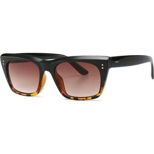 High Quality Black Sunglasses Square Women Luxury Brand Designer Fashion Sun Glasses For Ladies Male Sunglasses Men UV400