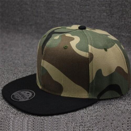 Fashion Adjustable Unisex Colorblock Camouflage Camo Cap Casquette Hat Baseball Cap Children Casual Hat