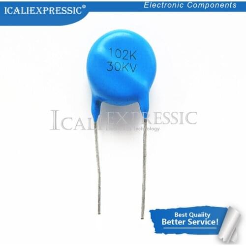 10PCS 102K 30KV 1000PF 30KV102 1nF 0.001UF In Stock