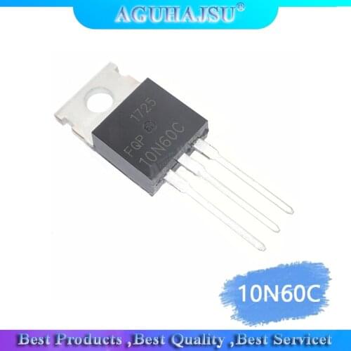 10PCS FQP10N60C TO-220 10N60C 10N60 TO220 new MOS FET N-Channel 600V/9.5A