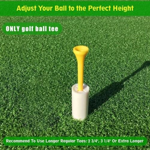 38MM 50MM 1Pc Golf Ball Tee Golf Driving Range Tee Care N6R7 Outdoor Practice Tool Design Golf -shaped White Hole