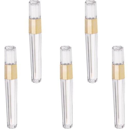 5 Pieces 3ml Empty Eyelashes Mascara Tube Eyeliner Vials Bottle For Makeup