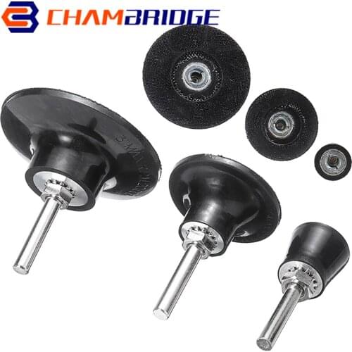 1" 2" 3" Sanding Disc Pad Holder For Roloc Disc Pad 1/4" Shank Abrasive Tools Polish Quick Replacement