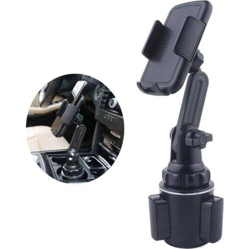 Car Cup Holder Phone Mount Adjustable Angle Neck Holder for 3.5"-6.5" Cellphone