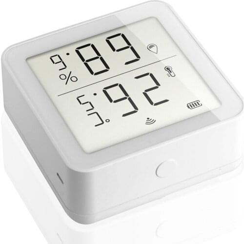 Tuya WIFI Temperature And Humidity Sensor Smart Life Home Intelligent Linkage Thermometer LCD Display Humidity Abnormal Sensor