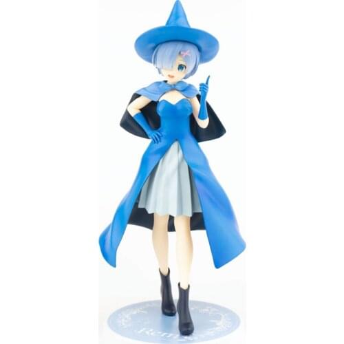 Japanese Anime FURYU Action Figure RE Life In A Different World From Zero Rem Magician Model Collection