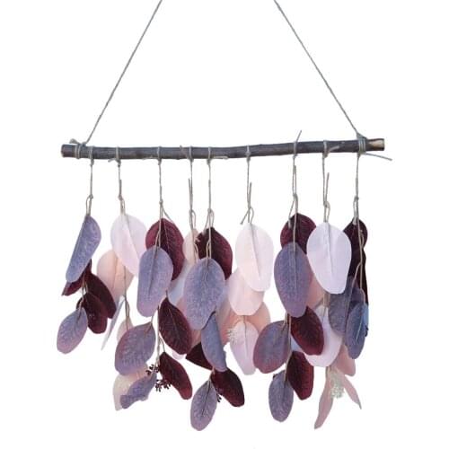 Artificial Eucalyptus Fake Green Plants Wall Hanging Decorations Simple Silk Cloth Restaurants Hotels Simulation Leaf