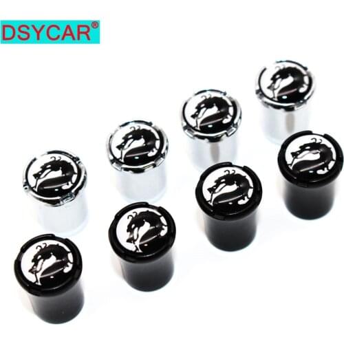 DSYCAR 4Pcs/Set Car Styling Zinc Alloy Car Tire Valve Caps Wheel Tires Tire Stem Air Cap Airtight Covers