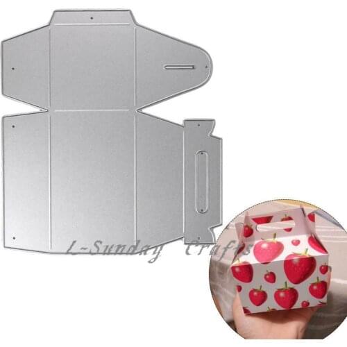 L-Sunday Crafts Die Cuts Beautiful Candy Gift Box Metal Cutting Dies Stencils Scrapbooking Embossing Paper Crafts Making