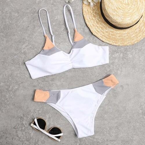 2021 Summer Girls Fashion Swimsuit 2 Piece Sets Bathing Suit Women Beach Swimwear Sexy Bikini Micro Hot Printing Tank