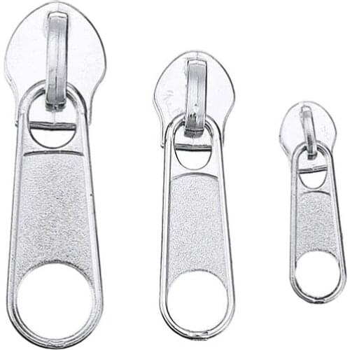 30pcs Metal Zippers Slider Rescue Instant Repair Head Replacement Kit for Repairing Backpacks Bags Clothing Tents Zip Fastenings