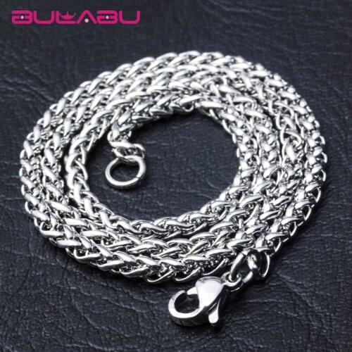 Fashion Keel Chain Necklace Silver Polishing Stainless Steel Lobster Clasp Women Chains Necklaces Jewelry For Men erkek kolye