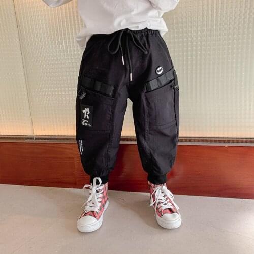 New Spring Autumn Casual Pants Boys Kids Trousers Children Clothing Teenagers Sport In Stock High Quality