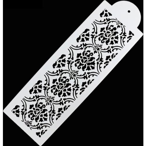 New Arrival DIY Flower Cake Stencil Cupcake Decorating Template Mold Baking Accessories