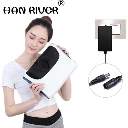 Infrared Heating Neck Shoulder Back Body Multifunctional Massage Pillow Shiatsu Massager Device Cervical Healthy Massageador