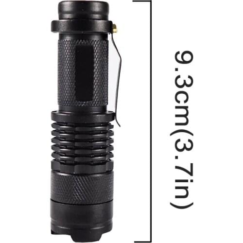 Mini Handheld Flashlight with Clip Portable Lighting Tools Emergency Gear for Outdoor Camping Fishing XHC88