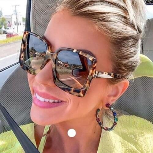 Big Frame Bright Color Vintage Luxury Unisex Sunglasses Fashion Personality Versatile Classic Square High Quality Sun Glasses