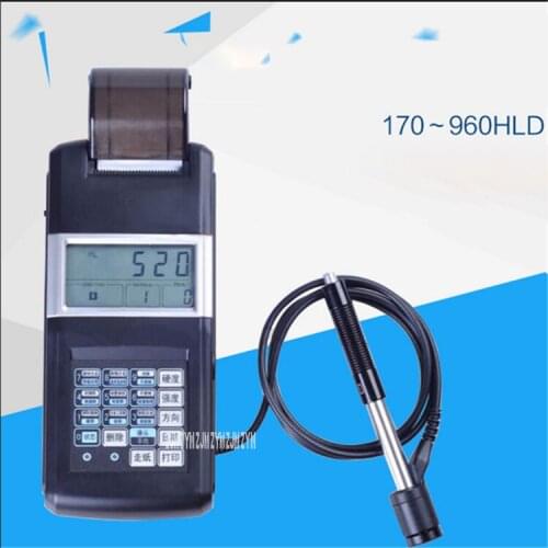 TH110 Integrated Hardness Tester Digital Metal Pipe Steel Plate Die Hardness Tester Portable Hardometer With Hardness Block