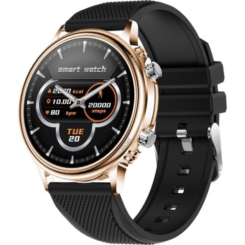 2021 IP67 Waterproof Blood pressure Dynamic heart rate, Music control 1.32inch Full touch Fitness Tracker Smart watch