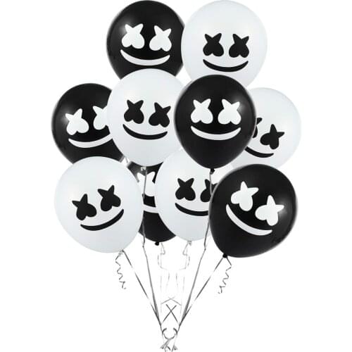 Marshmellow Theme Party Decoration DJ Cotton Candy 12 Inch Latex Balloon Children 's Party Decoration Balloon