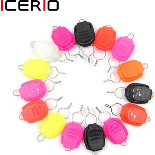 2pcs)Multiple Color Needle Holder Fishing Reels Plastic Fishing Baitcast Reel Line Clip Stopper Accessories