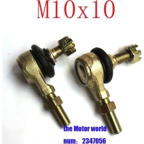 ATV 1Pair Metal M10x10 Tie Rod Ball Joint For 90cc 110cc 125cc 150cc 200cc 250cc ATV Quad 4-Wheeler