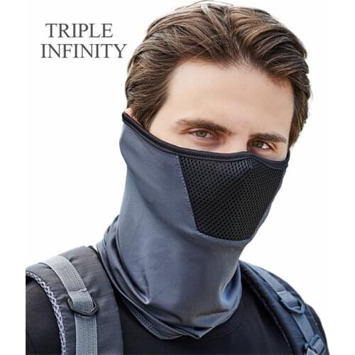 Summer Sun-proof Riding Bandana Outdoor Motorcycle Bike Headband Neck Gaiter Windproof Breathable Dust-proof Cool Mens Scarf