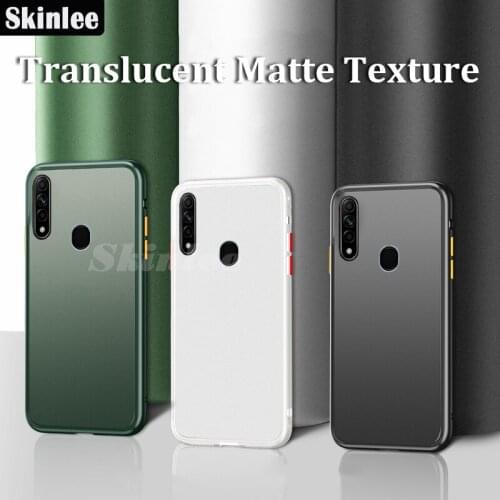 Skinlee For Huawei P40 Lite e Case Translucent Skin Matte Hard Cover Shockproof Phone Case For HUAWEI P40 Lite E Cover