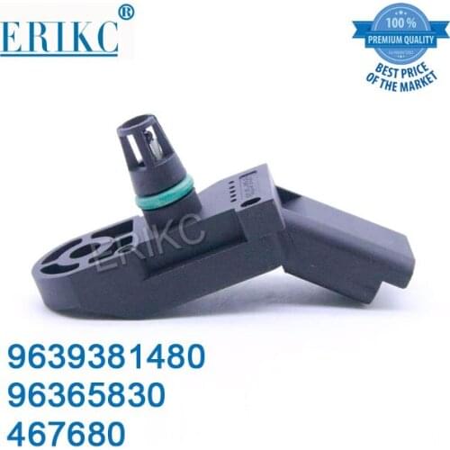 ERIKC 96365830 1BAR Boost Air Pressure MAP Pressure Sensor 9639381480 MAP Sensor 467680 For Peugeot Citroen Fiat 1920AJ
