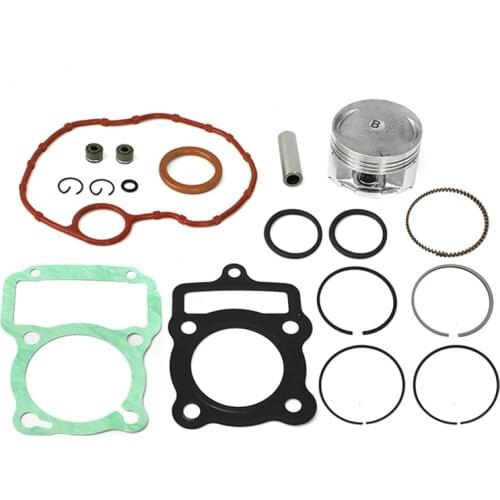For Honda XR125 2003 - 2006 L3 L4 L5 L6 XR Rebuild Top End Piston Rings CYLINDER HEAD Gasket EXHAUST BASE Gasket XR 125 2004 05