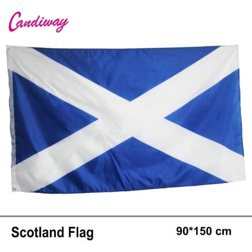 3x5 Scotland Cross Flag Saint Andrew Banner Saltire Scottish Pennant Office/Activity/parade/Festival/Home Decoration New fashion