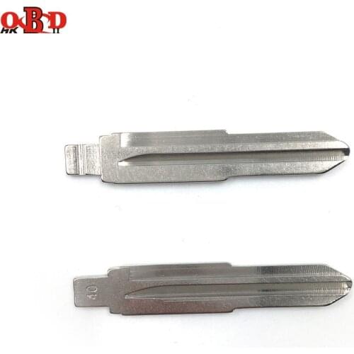 HKOBDII 10 pcs/lot Metal Blank Uncut Flip KD Remote Key Blade Type 40# for Chevrolet Epica