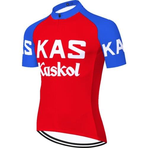 Kas Retro Одежда Для Велосипеда 자전거 Tricota Completo Estivo Camiseta Maillot Cycling Jersey Men Mallot Ciclismo Hombre Verano