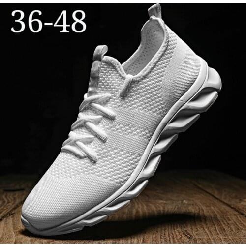 Breathable Running Shoes 46 Light Mens Sports Shoes 45 Large Size Comfortable Sneakers Fashion Walking Jogging Casual Shoes