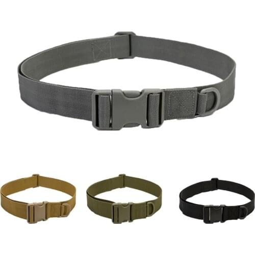 Men Adjustable Tactical Belt Buckle Tactical Bag Waistband Military Rescue Useful Sport Belt In Multiple Pockets Accessories