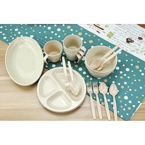 Camping Equipment Foldable Tableware Supplies Picnic Set Tourism Hiking Tourist Dishes Outdoor Nature Hike Bowler Lixada Cooking