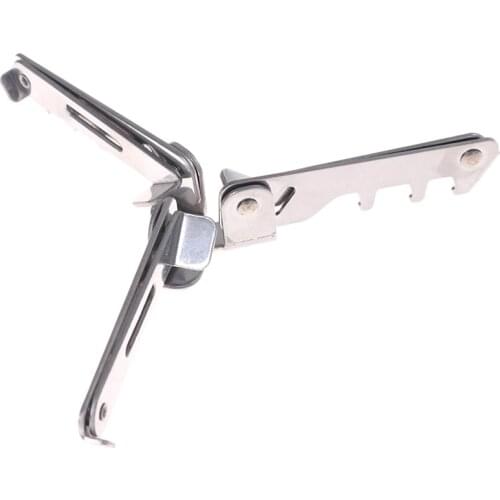 Outdoor 1x Stainless Steel Camping Gas Tank Stove Base Holder Folding Cartridge Canister Tripod Bracket Bottle Prevention Stand