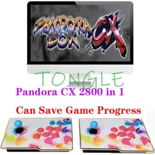 Pandora BOX CX 2800 in 1 and 2323 arcade game console with 3D games LED Flashing home game station HDMI/ VGA output to TV