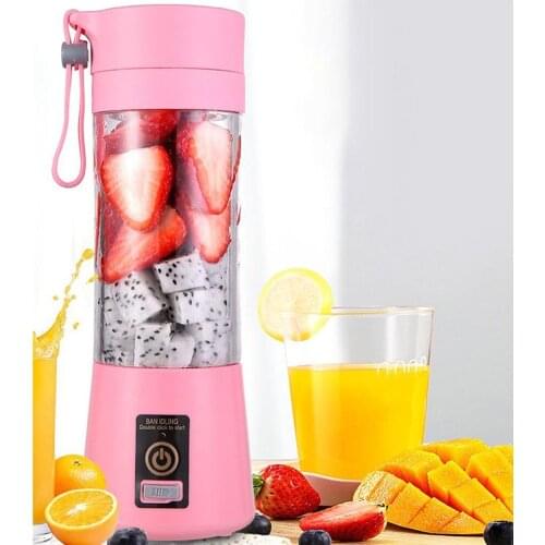 Portable Juicer Electric USB Rechargeable Smoothie Blender Machine Mixer Mini Juice Cup Maker fast Blenders food processor
