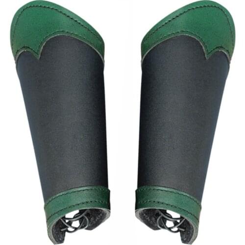 Medieval Elf Bracer Elven Scout Arm Cuff Armor Leather Gauntlet LARP Dark Knight Archer Wrist Protection Kit For Cosplay Costume