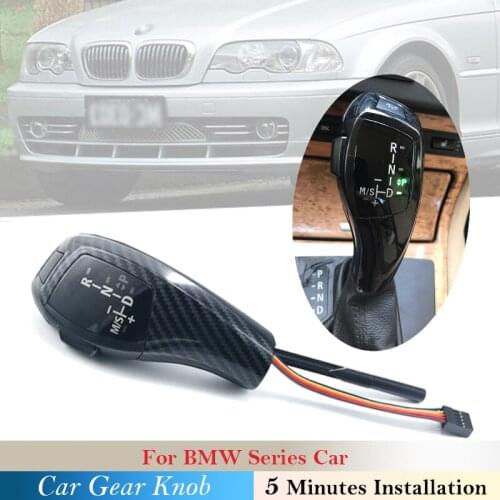 For BMW 1 3 5 6 X3 X1 Z4 Series E E90 92 93 E60 61 63 E83 84 85 86 87 88 89 E46 E38 39 E53 Car Gear Shift Knob Shifter Lever LED