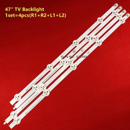 Led backlight 1set=4pcs(R1 R2 L1 L2) For LG 47LA6200-CN 47inch 6916L-1527A 6916L-1528A 6916L-1547A 6916L-1529A