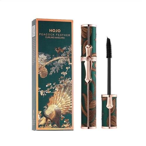 Hojo Curling Mascara Waterproof Antiperspirant Not Blooming Long Curling Makeup Sense of Natural Fiber Mascara