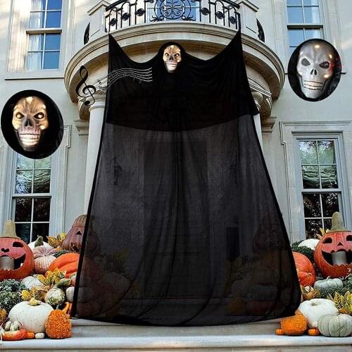 Halloween Decorations Ghost Lights with Sound-Controlled Lighting, with Special Sound Effects, Scary Creepy Indoor/Outdoor Decor
