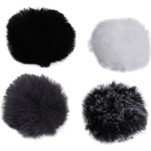 Universal Lavalier Microphone Furry Windscreen Fur Windshield Wind Muff Soft for Sony Rode Boya Lapel Lavalier Mic 5Mm