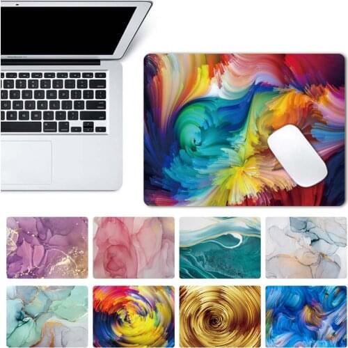 Watercolor Pattern Antiskid Waterproof Desk Mat Mouse Pad Computer School Office Stationery Accessories